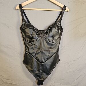 Popilish Black Shapewear Bodysuit